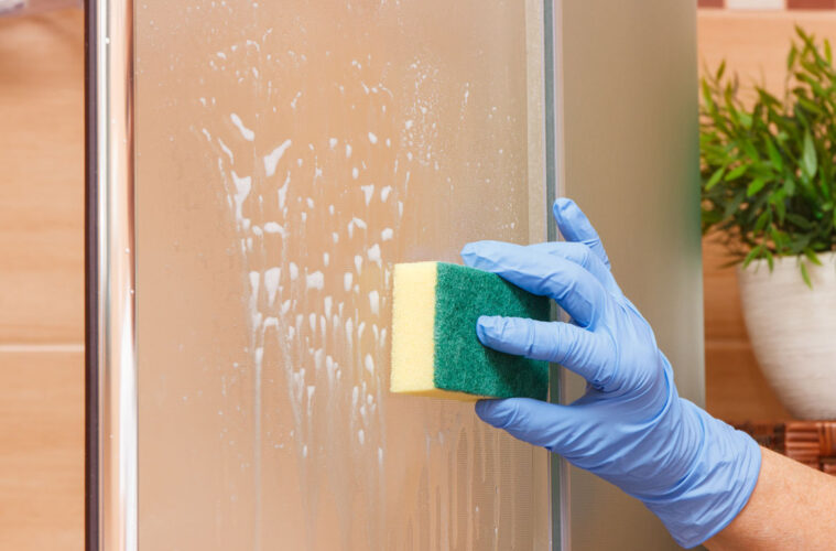How To Get Soap Scum Off Shower Door
